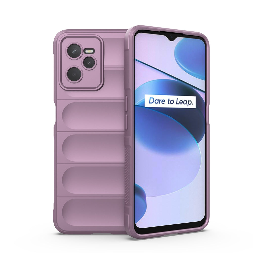 OPPO Realme C35 Magic Shield Phone Case – Durable TPU + Flannel, Stylish Protection, Brightly Coloured, Wear-Resistant-buycases.co.uk