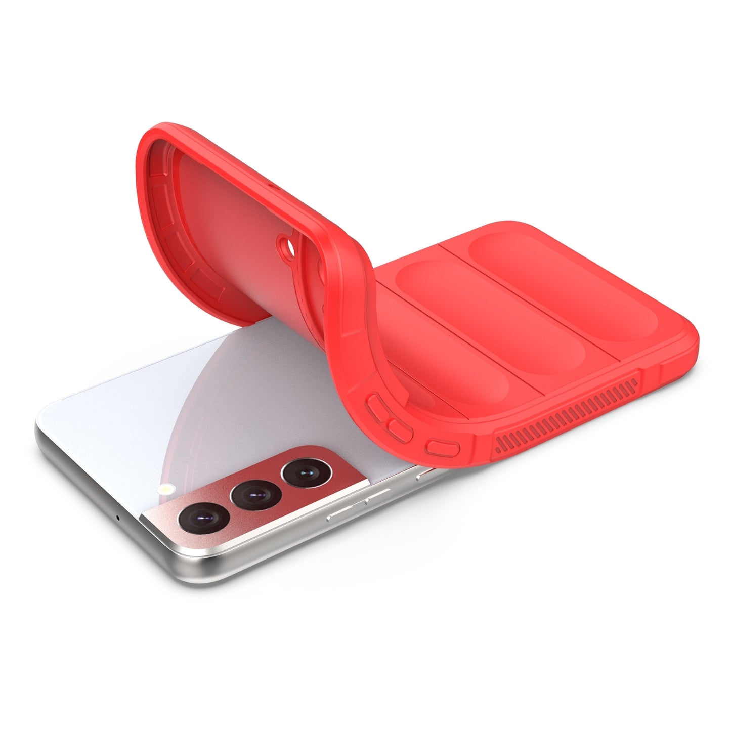 Samsung Galaxy S22+ 5G Magic Shield Phone Case – Durable TPU + Flannel, Stylish Protection, Brightly Coloured, Wear-Resistant-buycases.co.uk