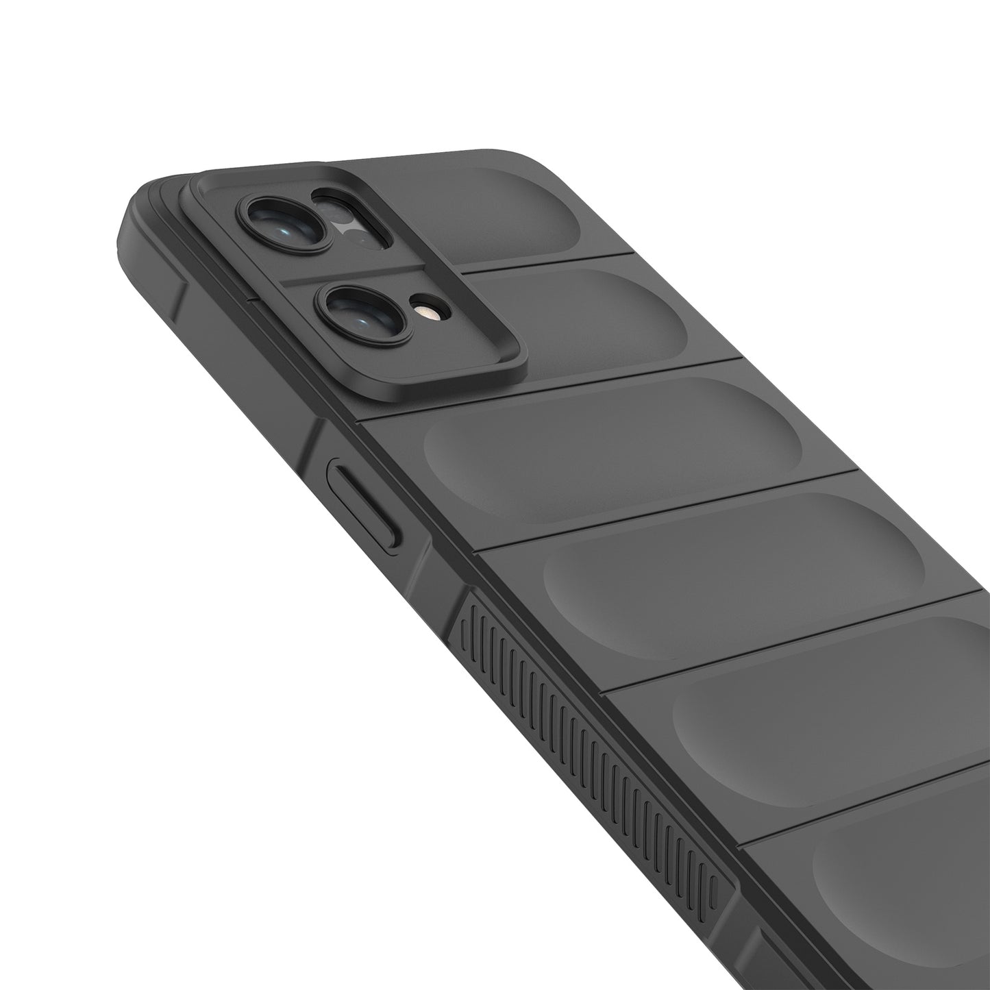 OPPO Reno7 Pro 5G Magic Shield Phone Case – Durable TPU + Flannel, Stylish Protection, Brightly Coloured, Wear-Resistant-buycases.co.uk