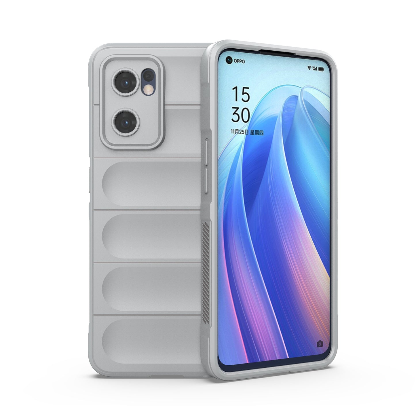 OPPO Find X5 Lite Magic Shield Phone Case – Durable TPU + Flannel, Stylish Protection, Brightly Coloured, Wear-Resistant-buycases.co.uk