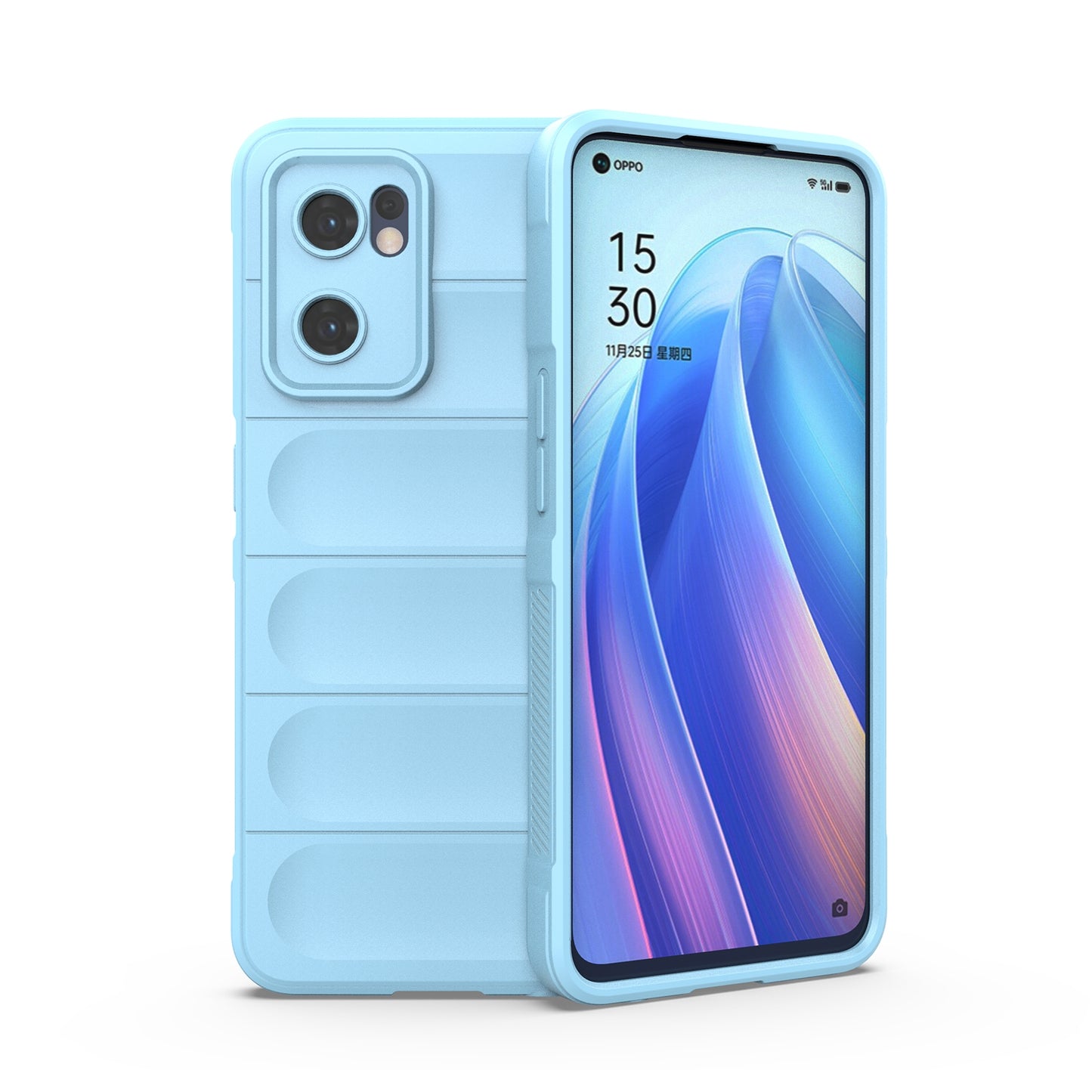 OPPO Reno7 5G Global Magic Shield Phone Case – Durable TPU + Flannel, Stylish Protection, Brightly Coloured, Wear-Resistant-buycases.co.uk