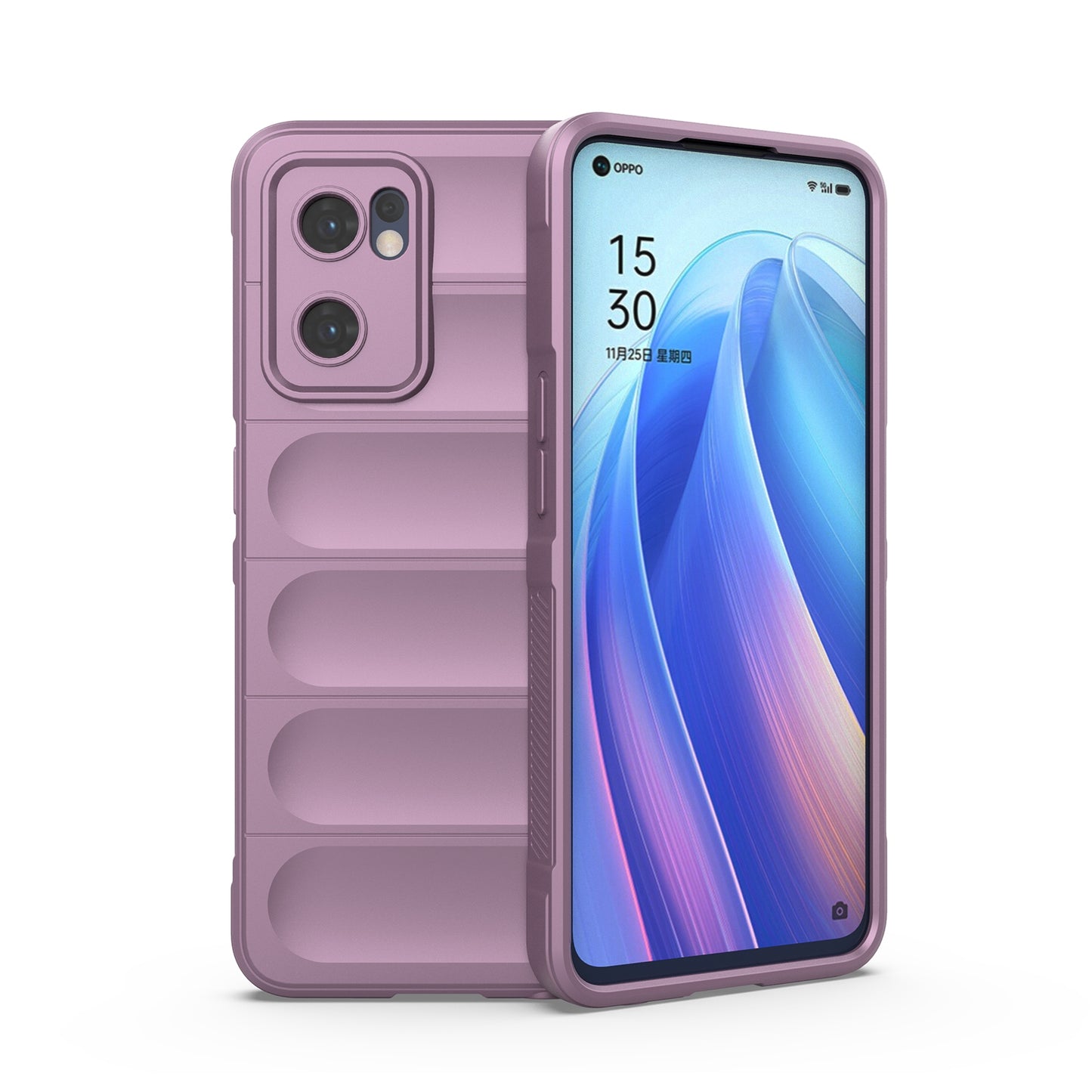 OPPO Find X5 Lite Magic Shield Phone Case – Durable TPU + Flannel, Stylish Protection, Brightly Coloured, Wear-Resistant-buycases.co.uk