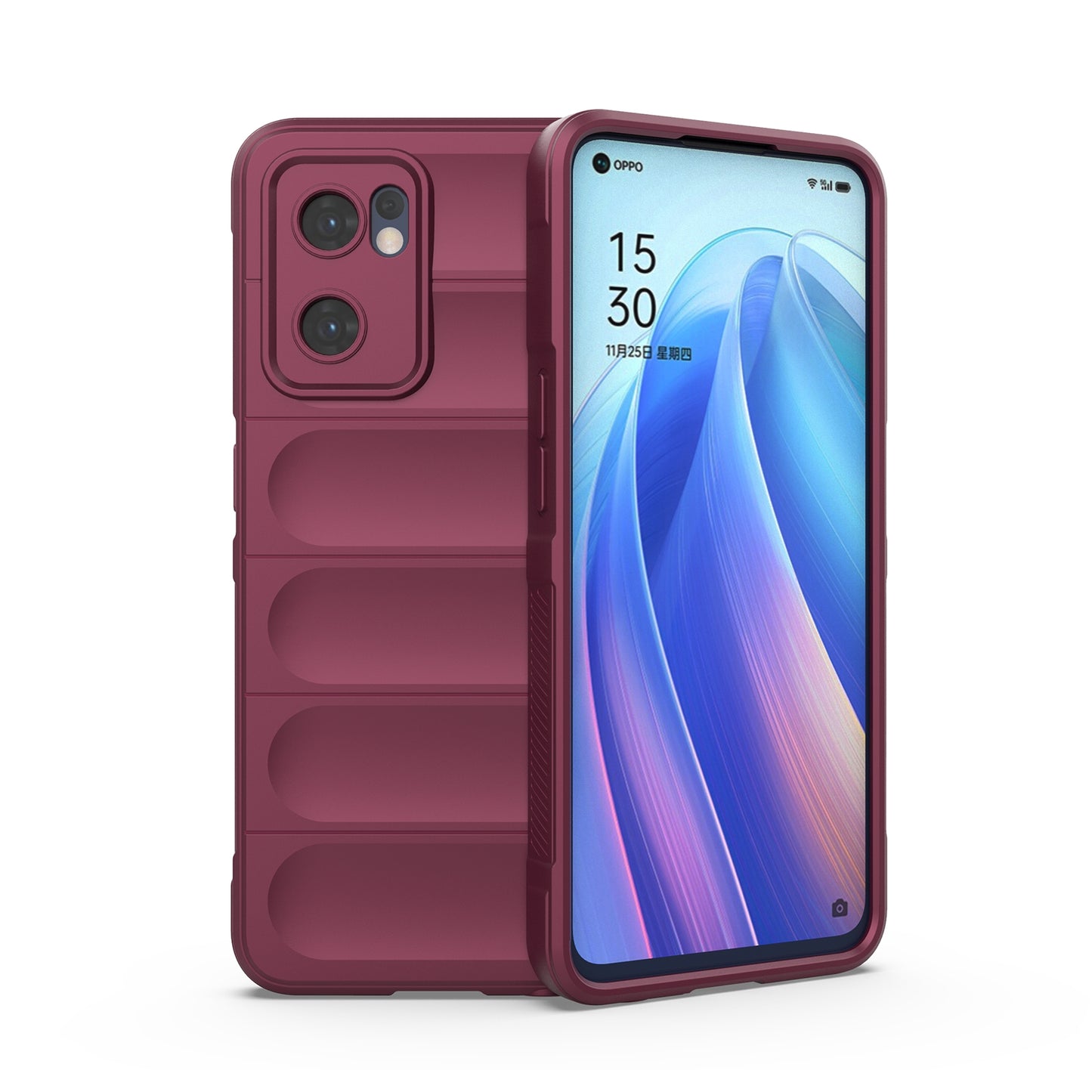 OPPO Find X5 Lite Magic Shield Phone Case – Durable TPU + Flannel, Stylish Protection, Brightly Coloured, Wear-Resistant-buycases.co.uk
