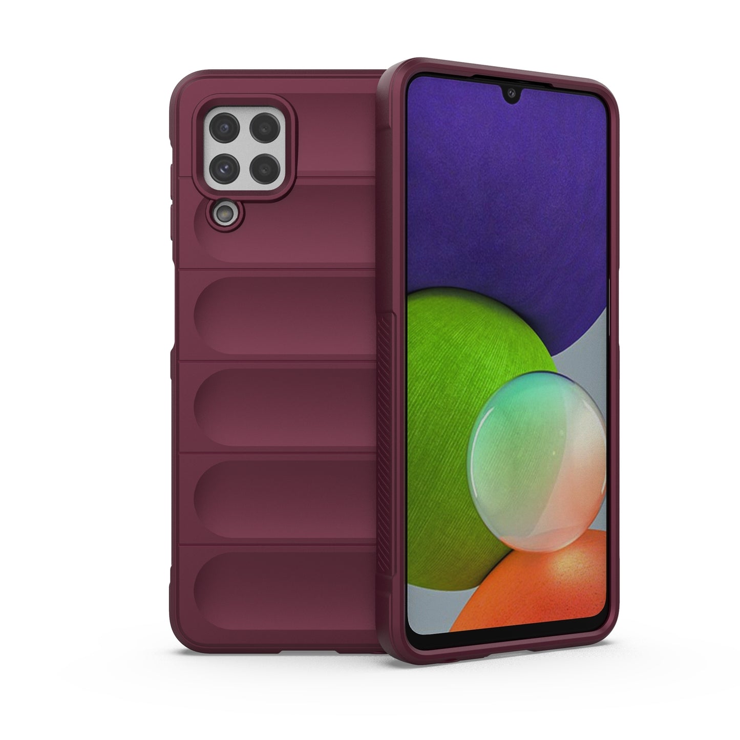 Samsung Galaxy M32 Magic Shield Phone Case - Durable TPU + Flannel, Stylish Protection, Brightly Coloured, Wear-Resistant-buycases.co.uk