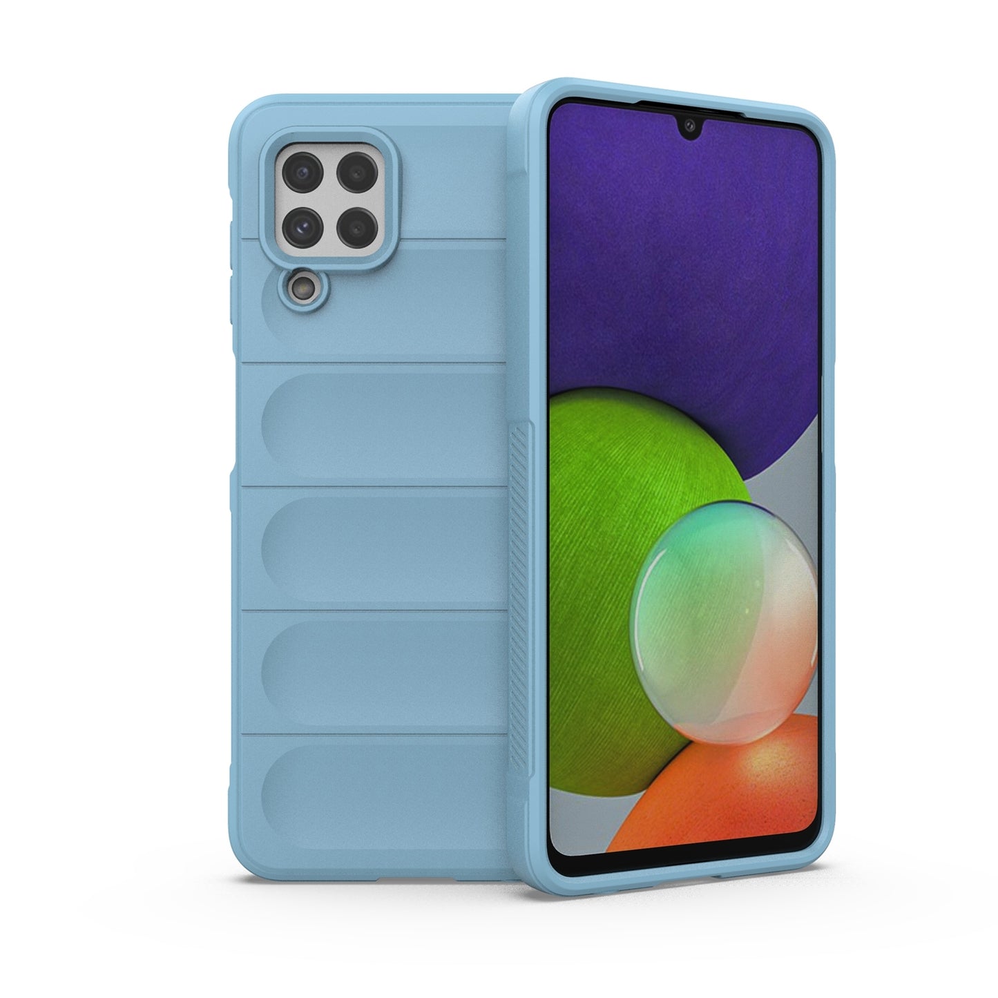 Samsung Galaxy M32 Magic Shield Phone Case - Durable TPU + Flannel, Stylish Protection, Brightly Coloured, Wear-Resistant-buycases.co.uk