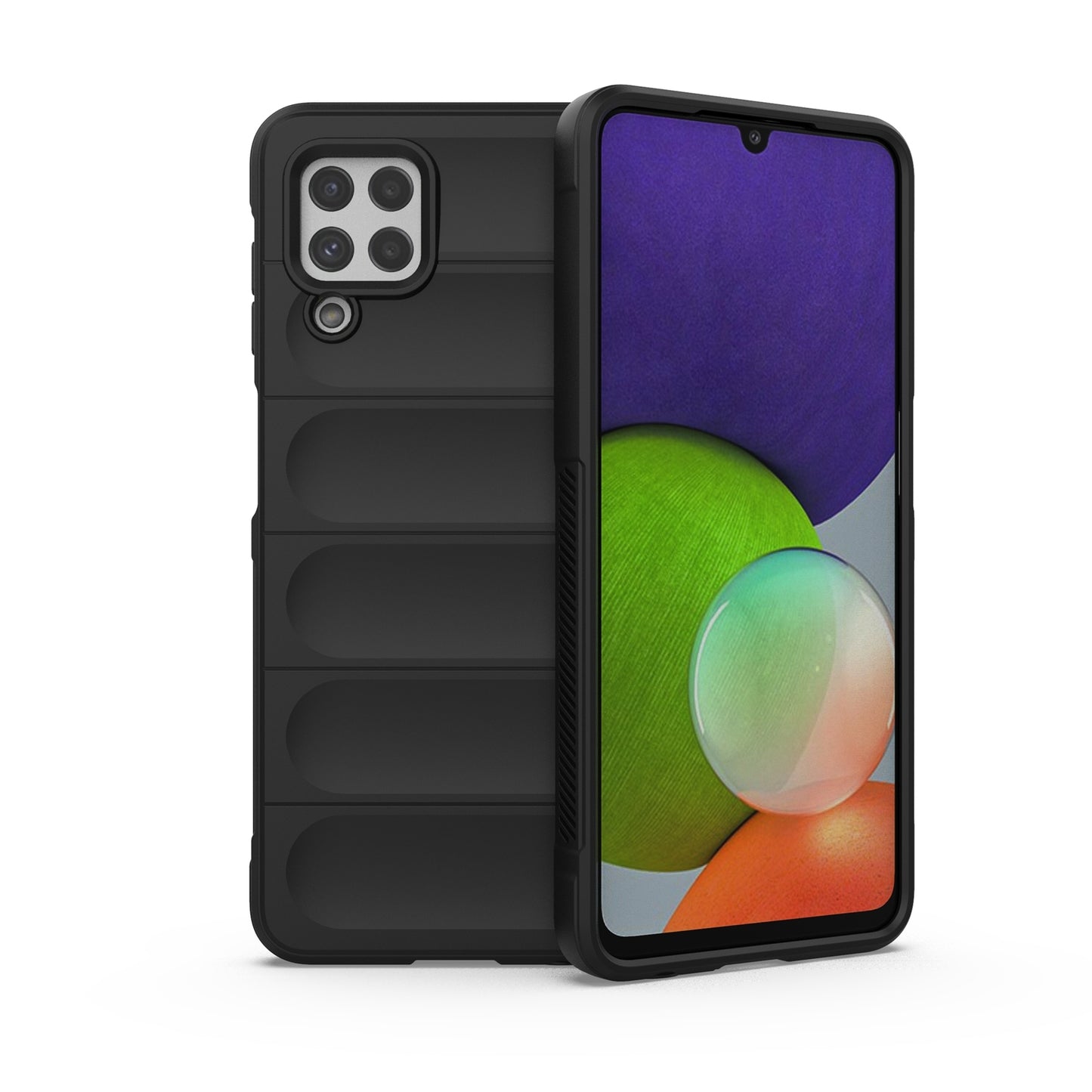 Samsung Galaxy A22 4G Magic Shield Phone Case - Durable TPU + Flannel, Stylish Protection, Brightly Coloured, Wear-Resistant-buycases.co.uk