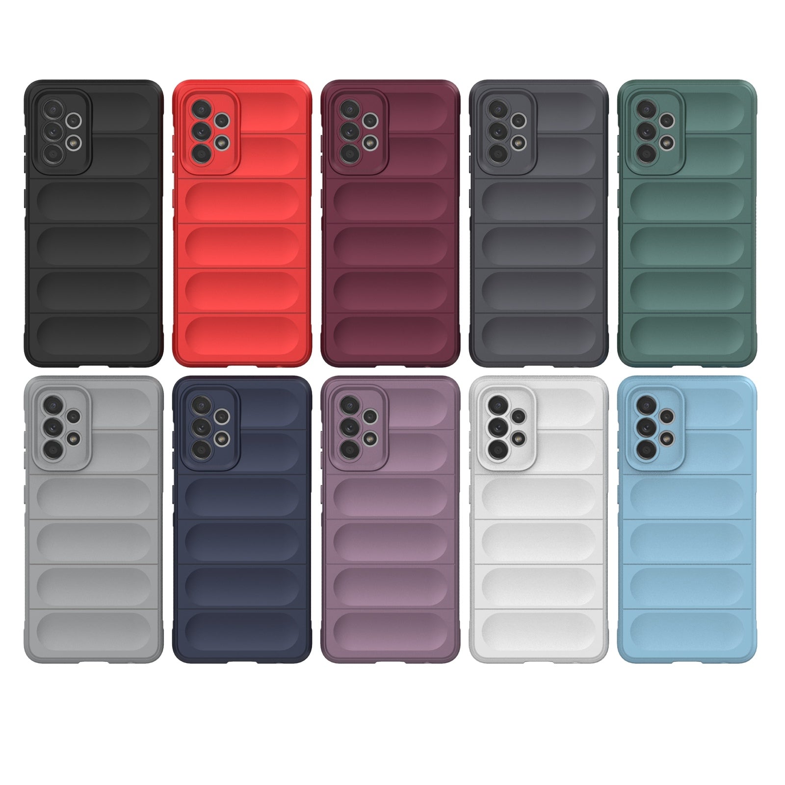 Samsung Galaxy A52 5G Magic Shield Phone Case - Durable TPU + Flannel, Stylish Protection, Brightly Coloured, Wear-Resistant-buycases.co.uk
