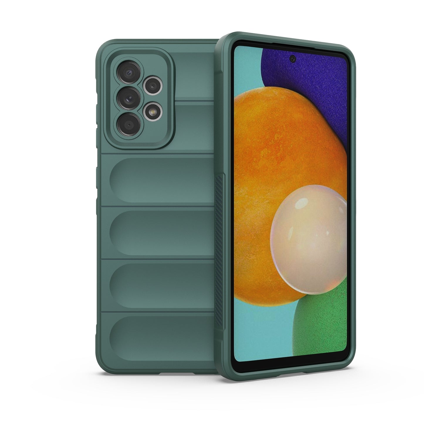 Samsung Galaxy A52 5G Magic Shield Phone Case - Durable TPU + Flannel, Stylish Protection, Brightly Coloured, Wear-Resistant-buycases.co.uk