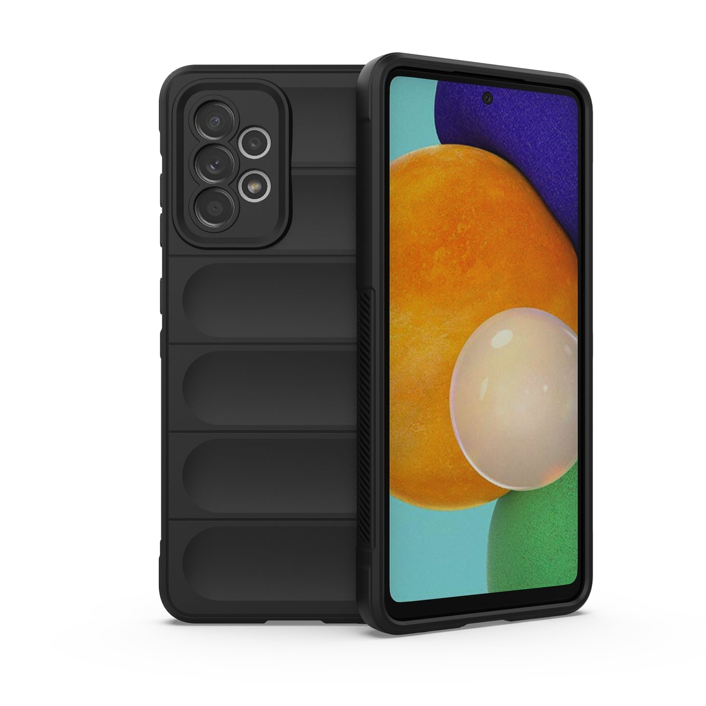 Samsung Galaxy A52 5G Magic Shield Phone Case - Durable TPU + Flannel, Stylish Protection, Brightly Coloured, Wear-Resistant-buycases.co.uk