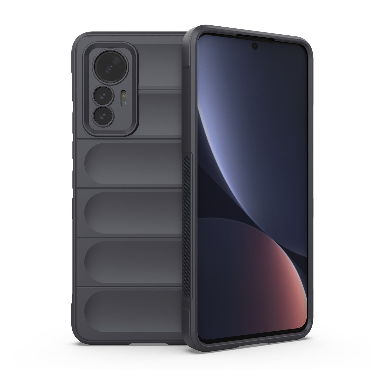 Xiaomi 12 Lite Magic Shield Phone Case - Durable TPU + Flannel, Stylish Protection, Brightly Coloured, Wear-Resistant-buycases.co.uk