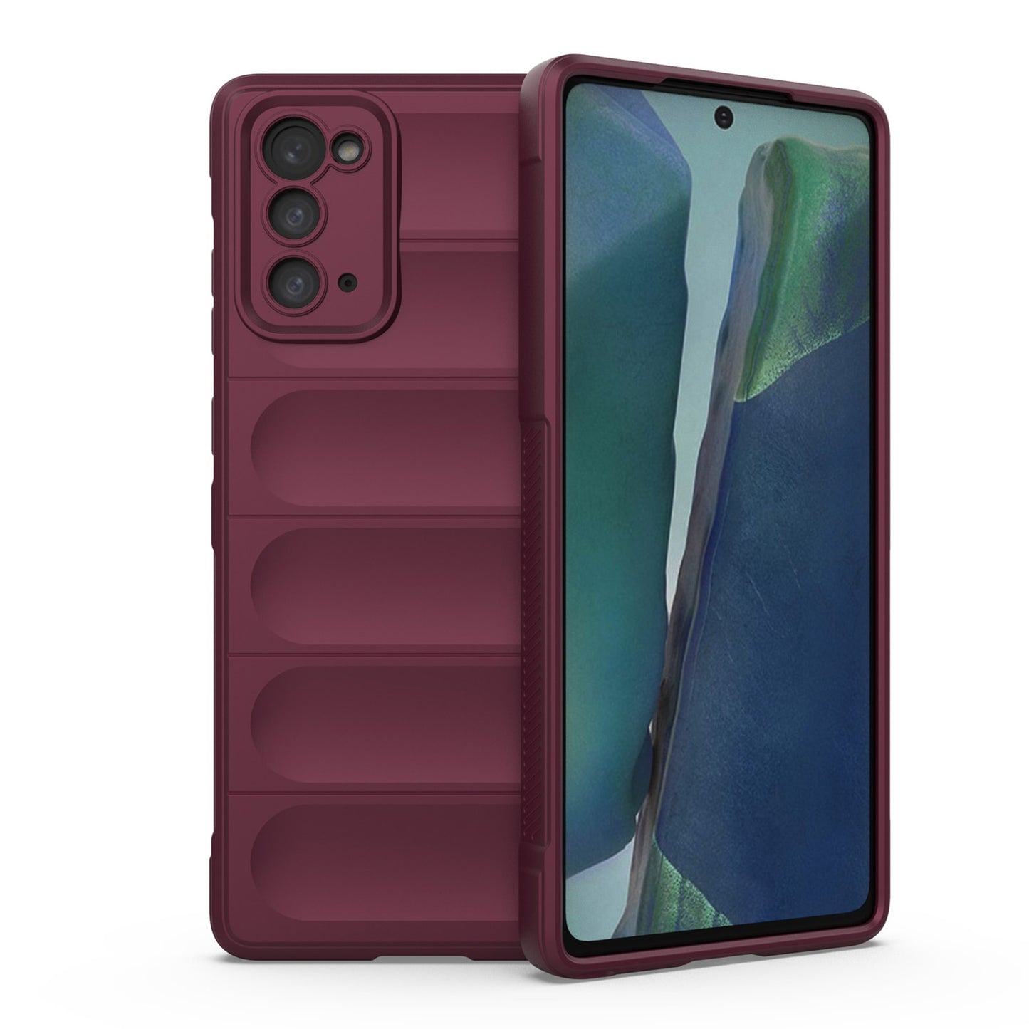 Samsung Galaxy Note20 Magic Shield Phone Case – Durable TPU + Flannel, Stylish Protection, Brightly Coloured, Wear-Resistant-buycases.co.uk