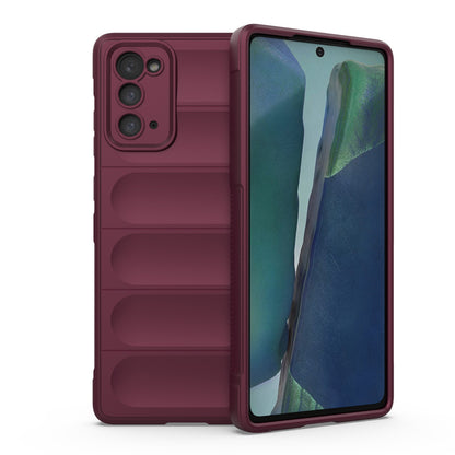 Samsung Galaxy Note20 Magic Shield Phone Case – Durable TPU + Flannel, Stylish Protection, Brightly Coloured, Wear-Resistant-buycases.co.uk