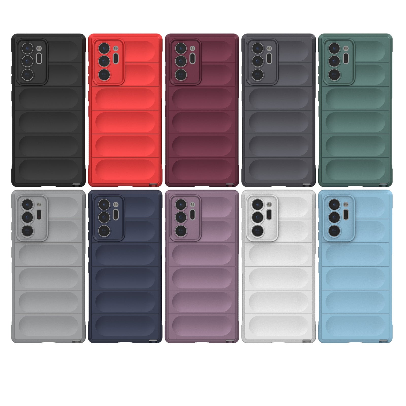 Samsung Galaxy Note20 Ultra Magic Shield Phone Case – Durable TPU + Flannel, Stylish Protection, Brightly Coloured, Wear-Resistant-buycases.co.uk