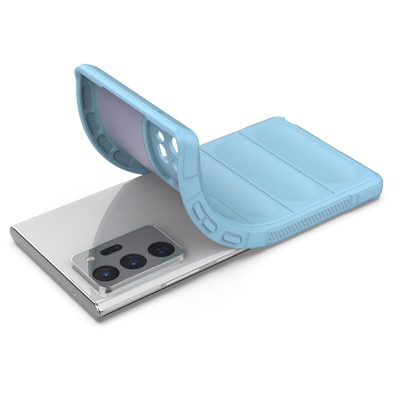 Samsung Galaxy Note20 Ultra Magic Shield Phone Case – Durable TPU + Flannel, Stylish Protection, Brightly Coloured, Wear-Resistant-buycases.co.uk