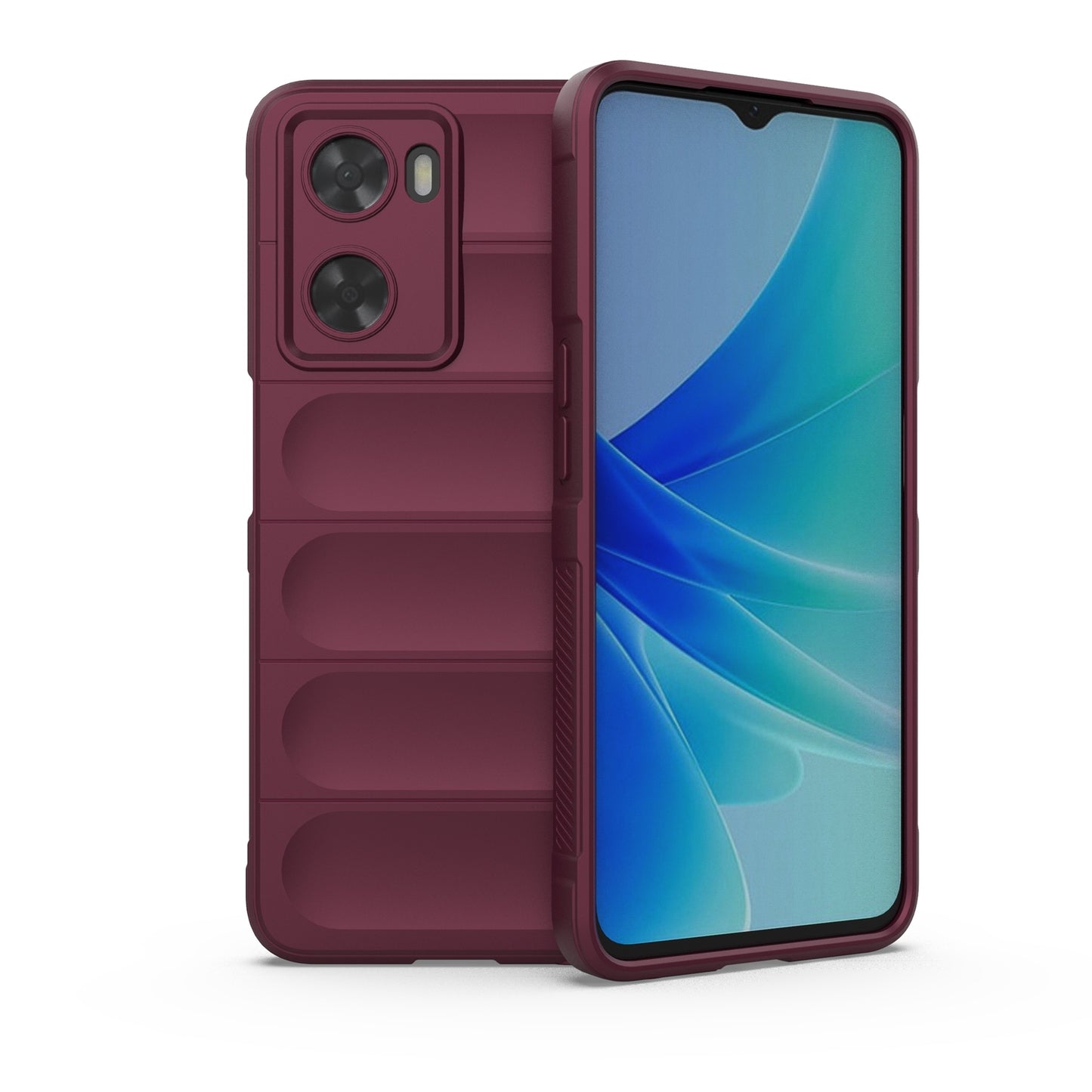 OPPO A57 4G Global Magic Shield Phone Case – Durable TPU + Flannel, Stylish Protection, Brightly Coloured, Wear-Resistant-buycases.co.uk