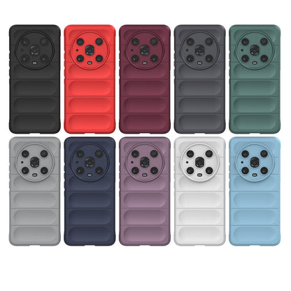 Honor Magic4 Pro Magic Shield Phone Case – Durable TPU + Flannel, Stylish Protection, Brightly Coloured, Wear-Resistant-buycases.co.uk