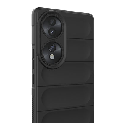 Honor 70 5G Magic Shield Phone Case - Durable TPU + Flannel, Stylish Protection, Brightly Coloured, Wear-Resistant-buycases.co.uk