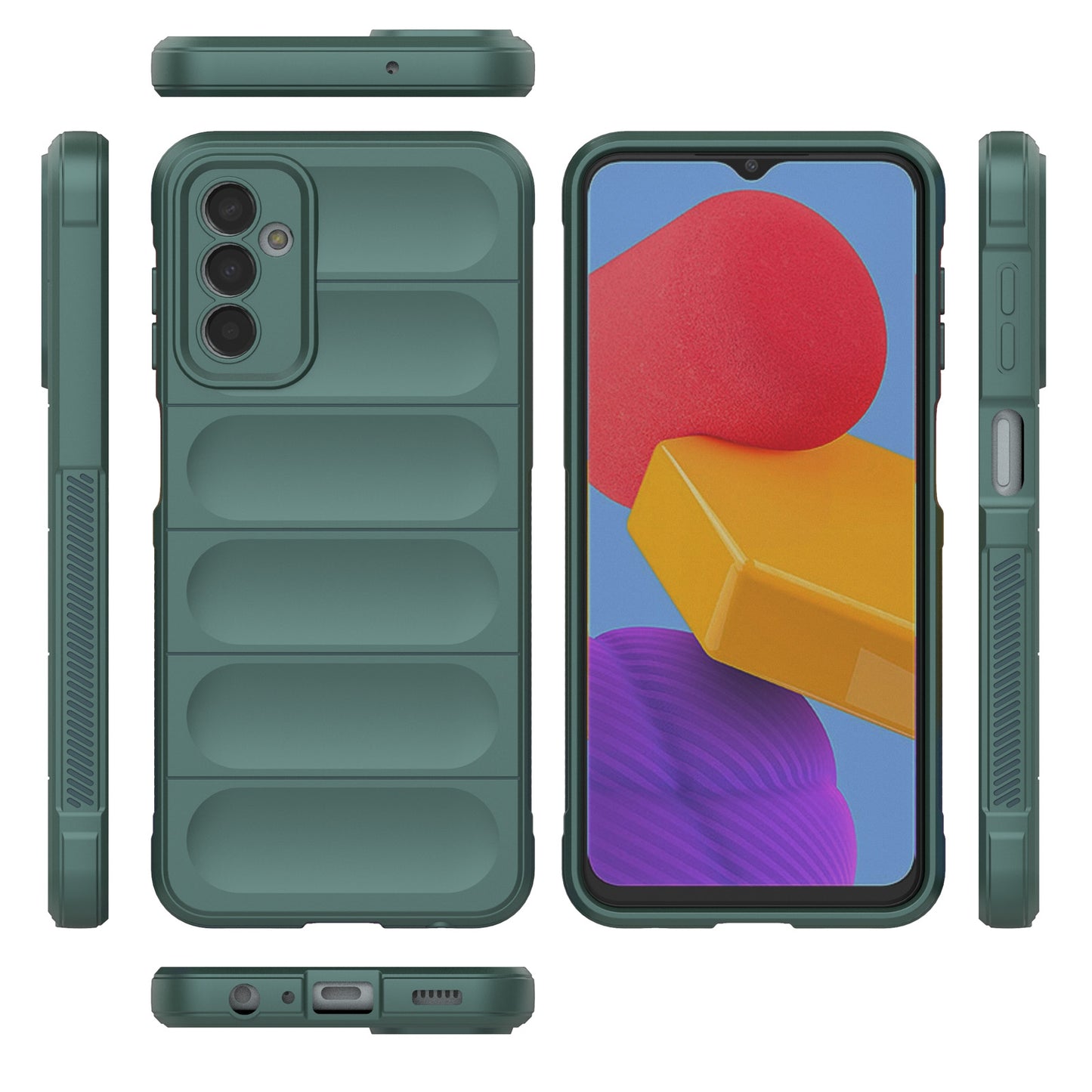 Samsung Galaxy M13 4G Magic Shield Phone Case – Durable TPU + Flannel, Stylish Protection, Brightly Coloured, Wear-Resistant-buycases.co.uk