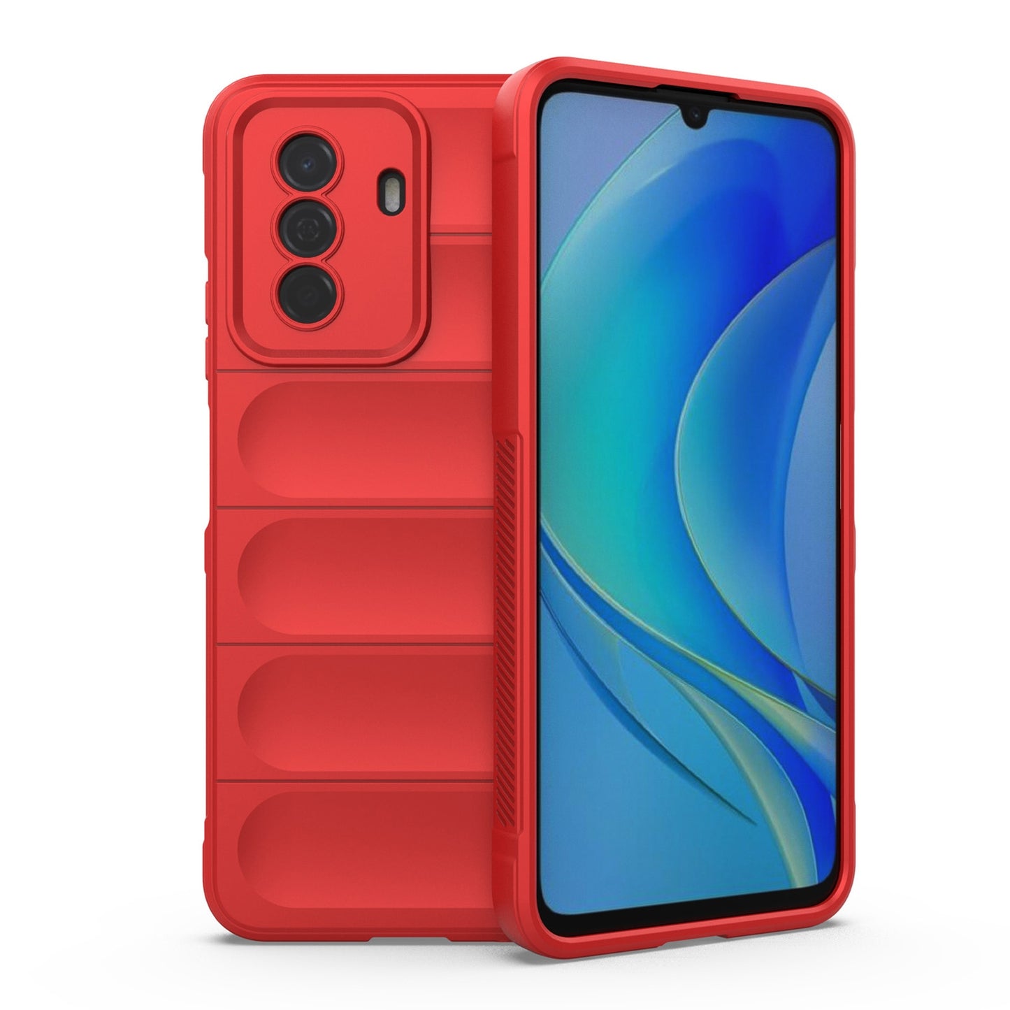 Huawei Enjoy 50 4G Magic Shield Phone Case – Durable TPU + Flannel, Stylish Protection, Brightly Coloured, Wear-Resistant-buycases.co.uk