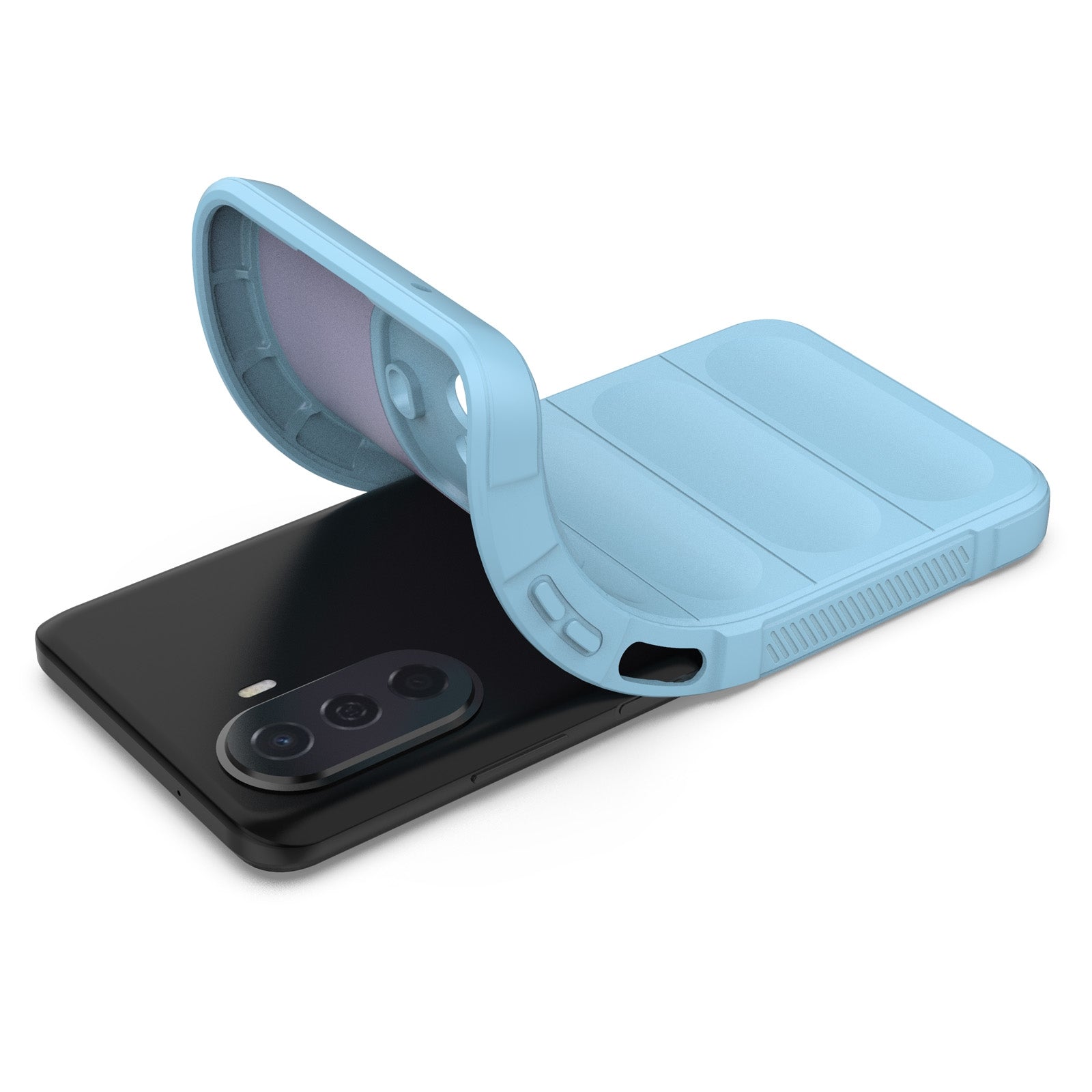 Huawei Nova Y70 Magic Shield Phone Case – Durable TPU + Flannel, Stylish Protection, Brightly Coloured, Wear-Resistant-buycases.co.uk