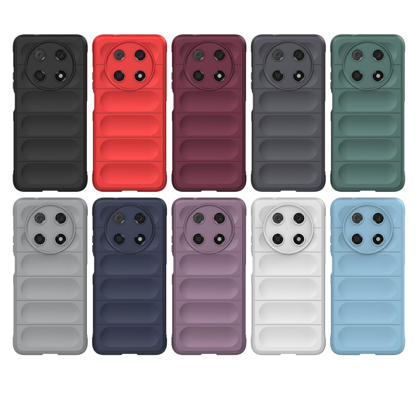 Huawei Enjoy 50 Pro Magic Shield Phone Case – Durable TPU + Flannel, Stylish Protection, Brightly Coloured, Wear-Resistant-buycases.co.uk