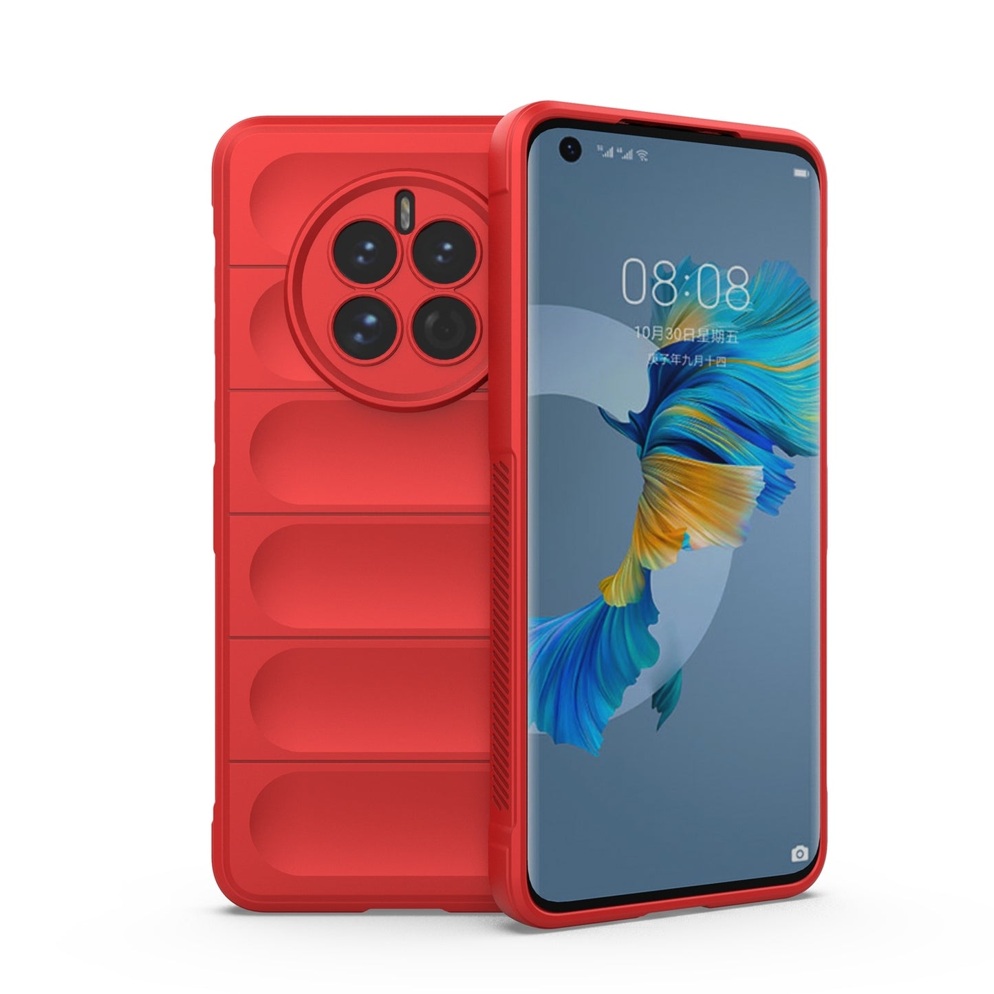 Huawei Mate 50 Magic Shield Phone Case – Durable TPU + Flannel, Stylish Protection, Brightly Coloured, Wear-Resistant-buycases.co.uk
