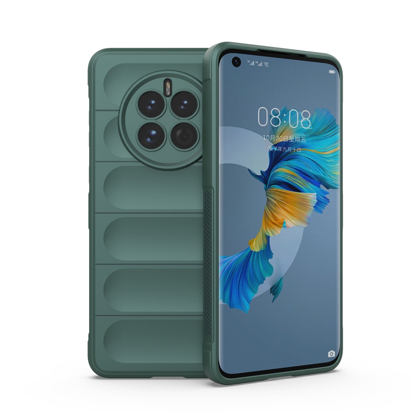 Huawei Mate 50 Magic Shield Phone Case – Durable TPU + Flannel, Stylish Protection, Brightly Coloured, Wear-Resistant-buycases.co.uk