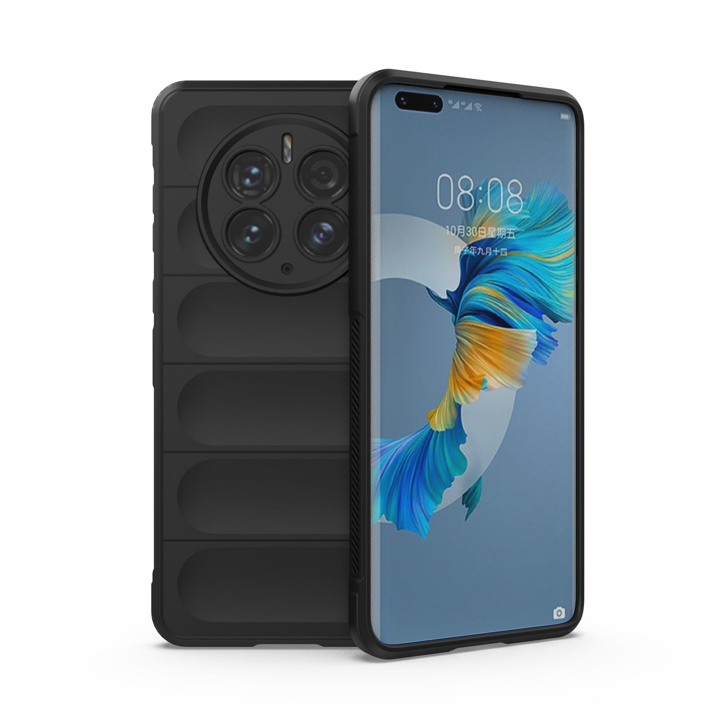 Huawei Mate 50 Pro Magic Shield Phone Case – Durable TPU + Flannel, Stylish Protection, Brightly Coloured, Wear-Resistant-buycases.co.uk