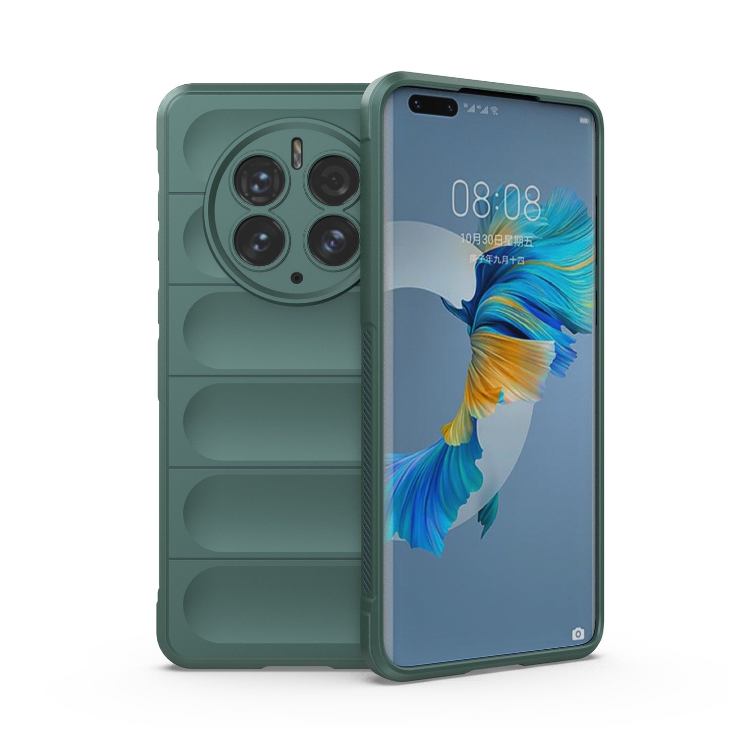 Huawei Mate 50 Pro Magic Shield Phone Case – Durable TPU + Flannel, Stylish Protection, Brightly Coloured, Wear-Resistant-buycases.co.uk