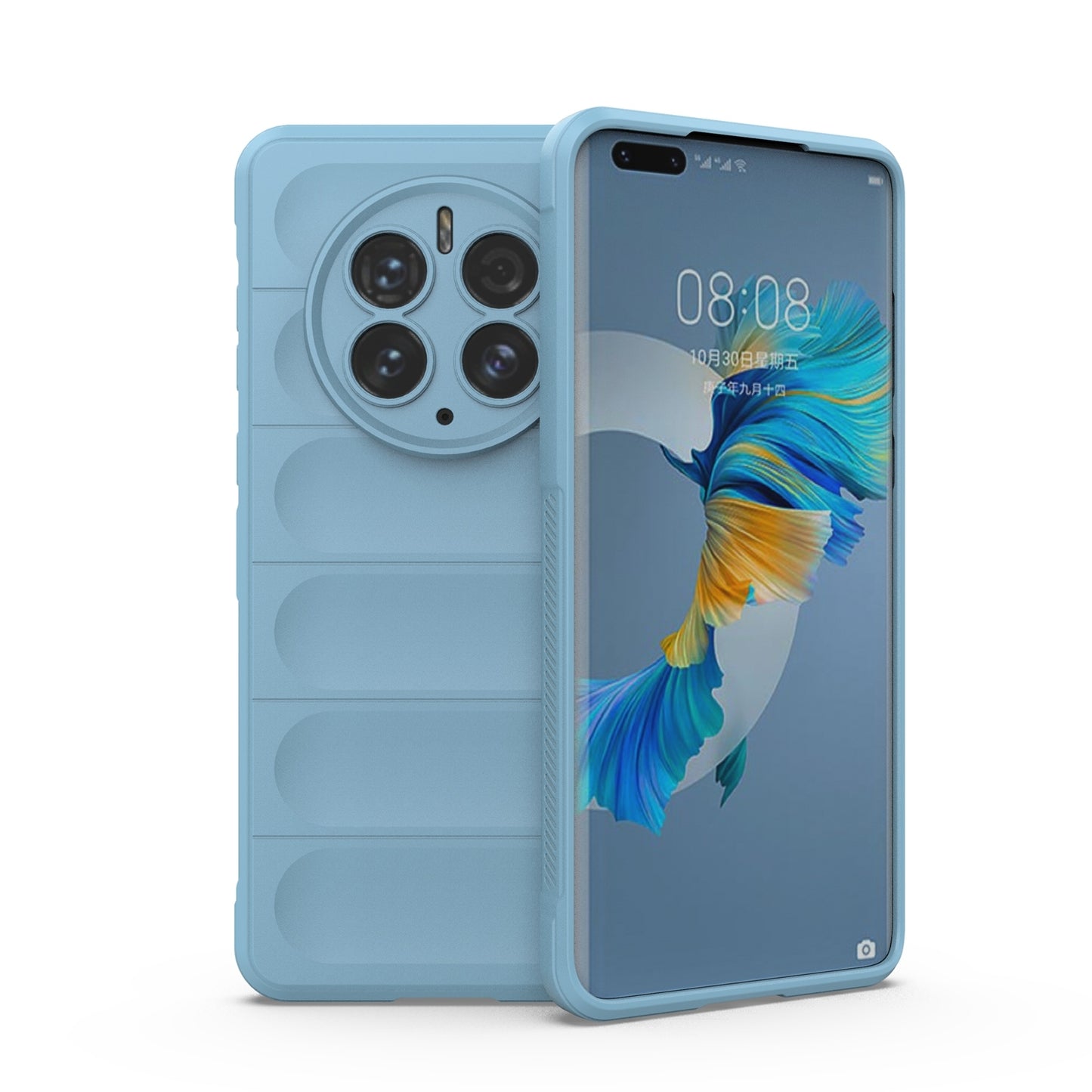 Huawei Mate 50 Pro Magic Shield Phone Case – Durable TPU + Flannel, Stylish Protection, Brightly Coloured, Wear-Resistant-buycases.co.uk