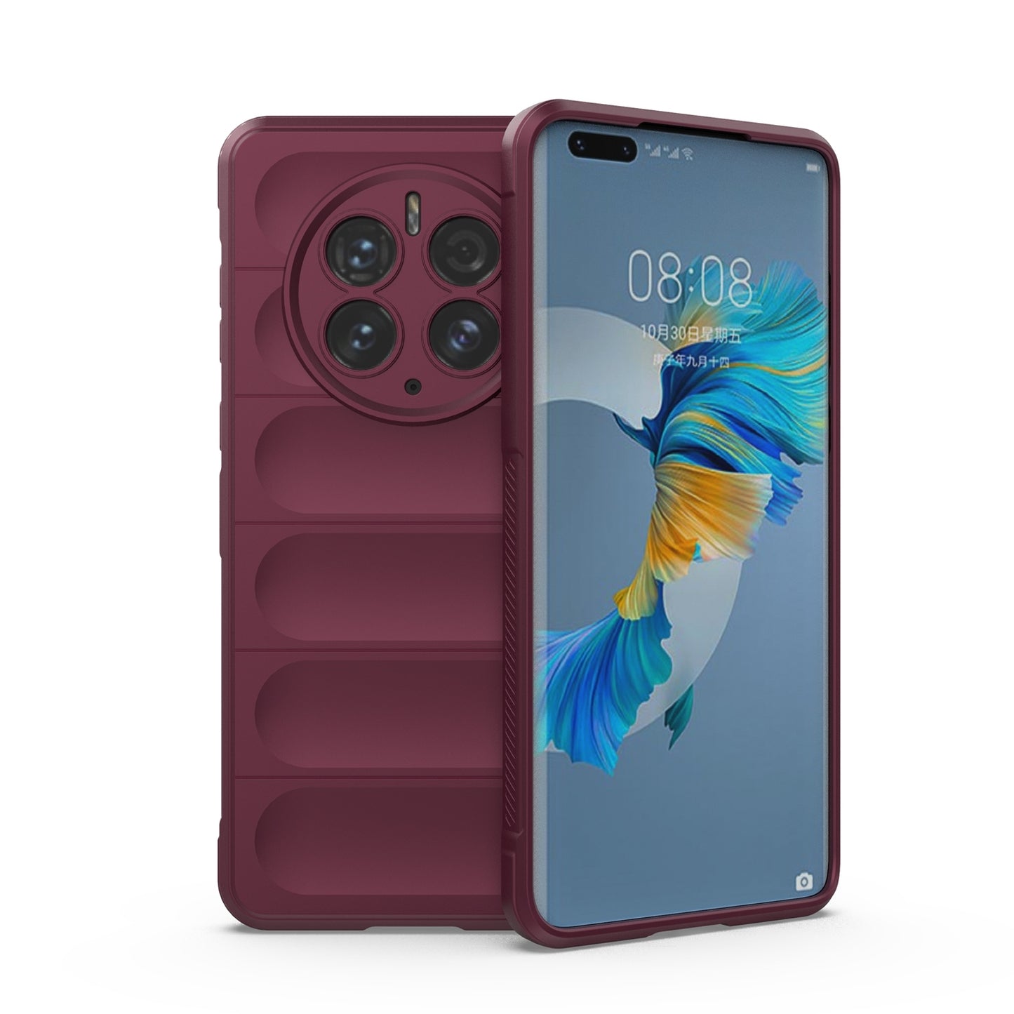 Huawei Mate 50 Pro Magic Shield Phone Case – Durable TPU + Flannel, Stylish Protection, Brightly Coloured, Wear-Resistant-buycases.co.uk