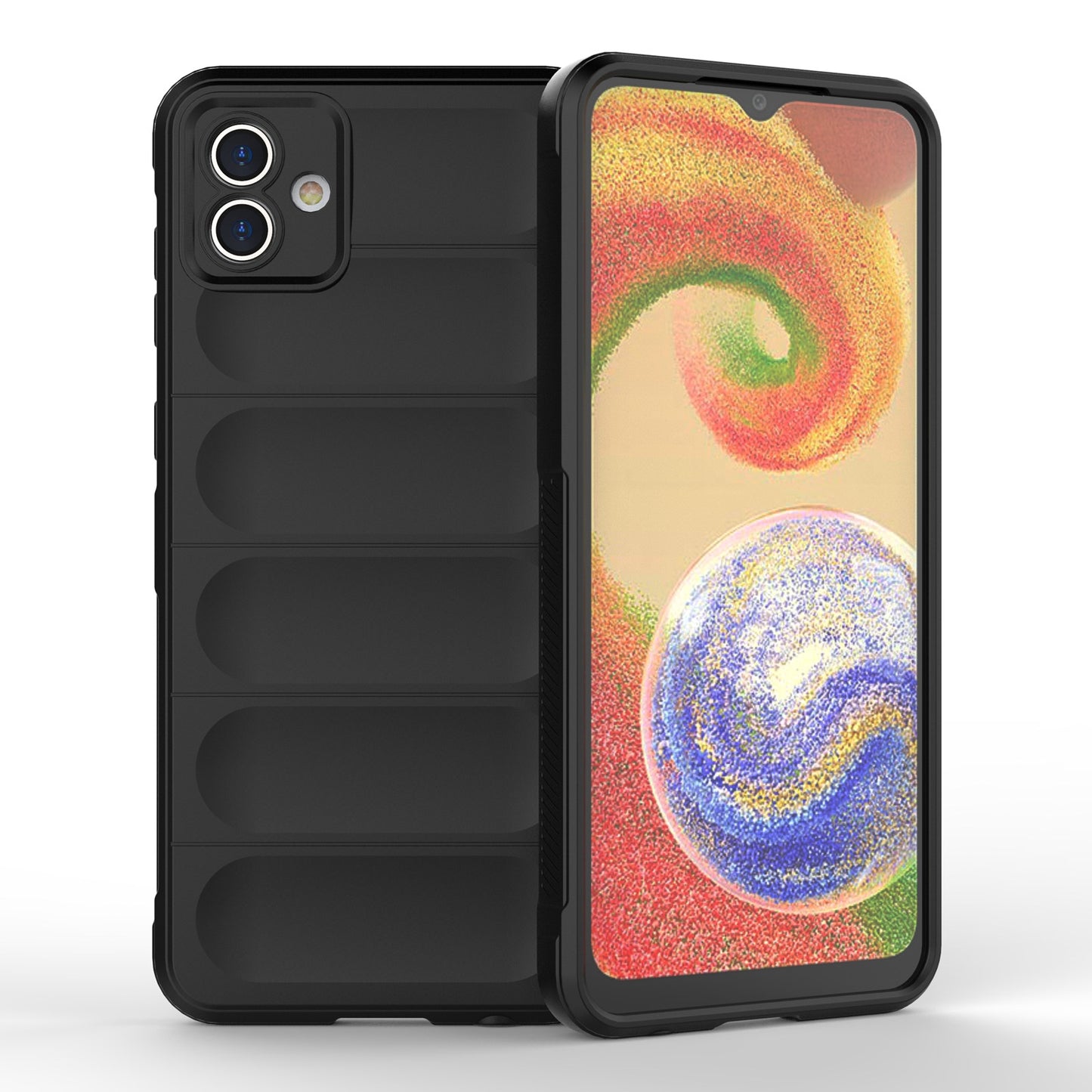 Samsung Galaxy A04 4G Magic Shield Phone Case – Durable TPU + Flannel, Stylish Protection, Brightly Coloured, Wear-Resistant-buycases.co.uk