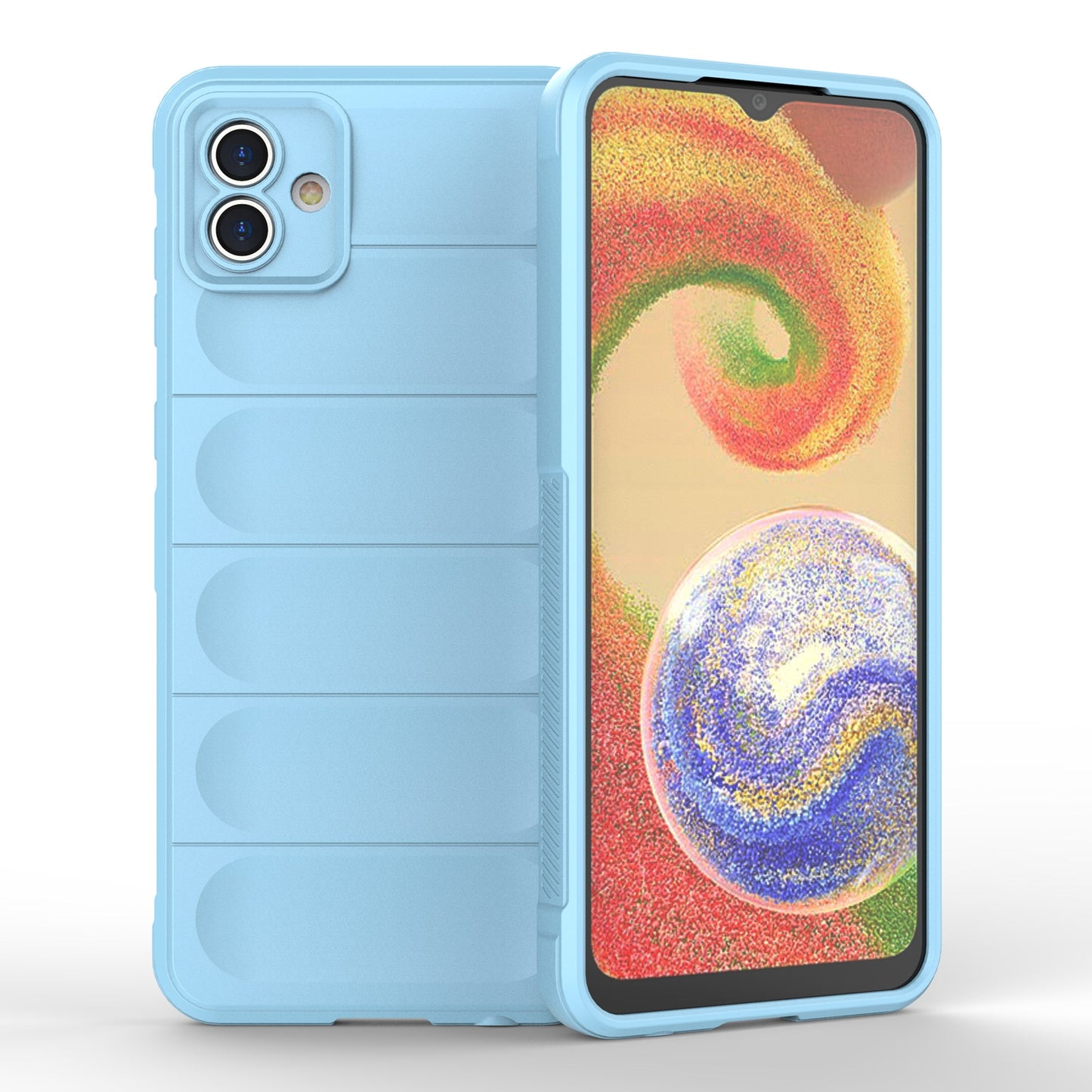 Samsung Galaxy A04 4G Magic Shield Phone Case – Durable TPU + Flannel, Stylish Protection, Brightly Coloured, Wear-Resistant-buycases.co.uk