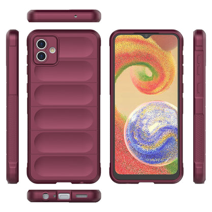Samsung Galaxy A04 4G Magic Shield Phone Case – Durable TPU + Flannel, Stylish Protection, Brightly Coloured, Wear-Resistant-buycases.co.uk