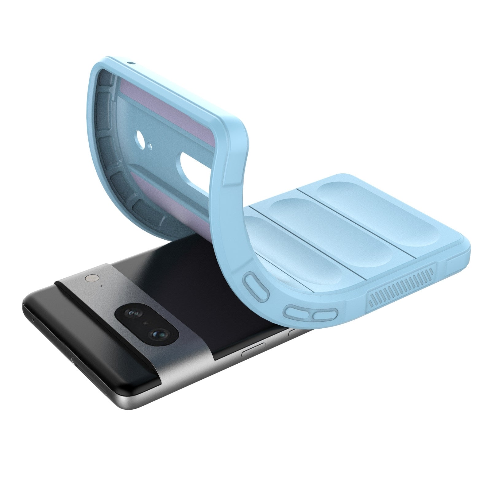 Google Pixel 7 Magic Shield Phone Case – Durable TPU + Flannel, Stylish Protection, Brightly Coloured, Wear-Resistant-buycases.co.uk