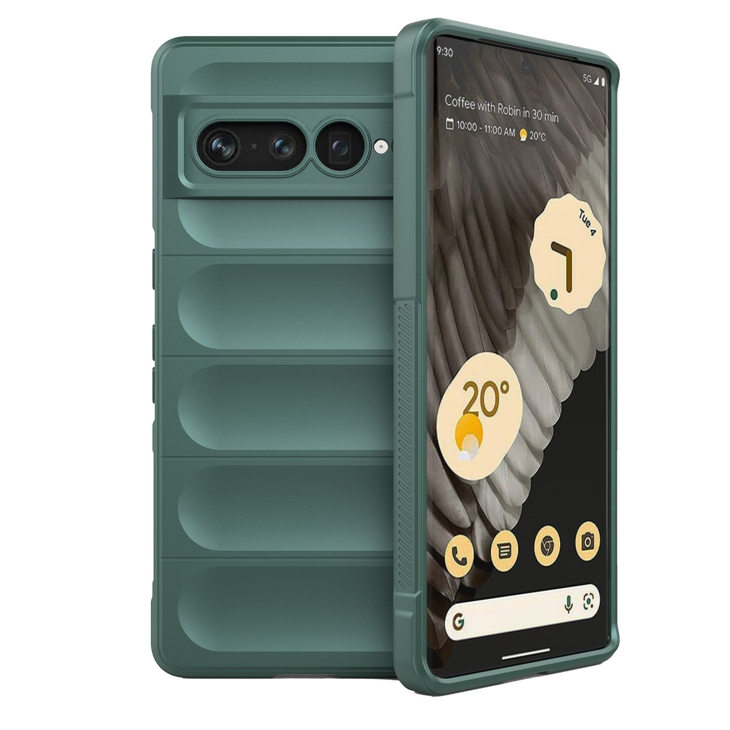 Google Pixel 7 Pro Magic Shield Phone Case – Durable TPU + Flannel, Stylish Protection, Brightly Coloured, Wear-Resistant-buycases.co.uk