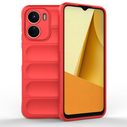 vivo Y16 4G Global Magic Shield Phone Case – Durable TPU + Flannel, Stylish Protection, Brightly Coloured, Wear-Resistant-buycases.co.uk