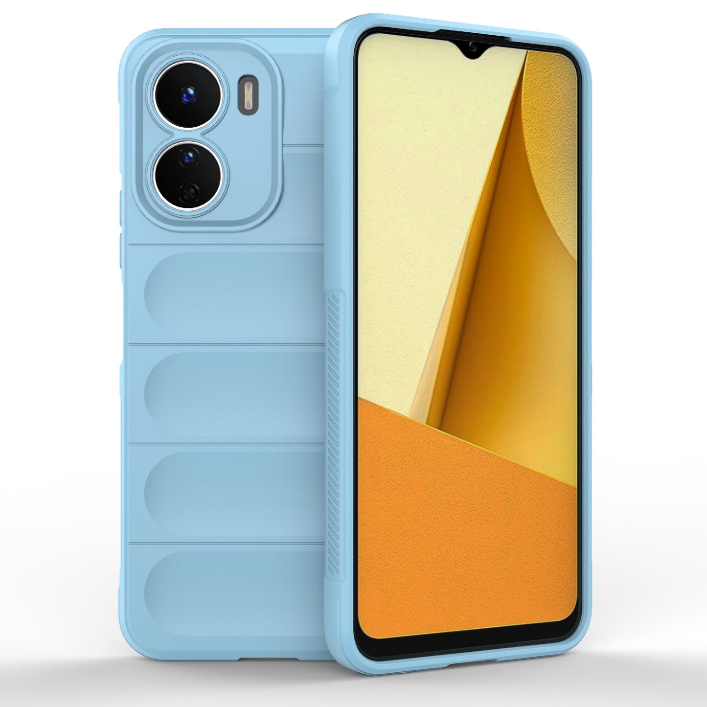 vivo Y16 4G Global Magic Shield Phone Case – Durable TPU + Flannel, Stylish Protection, Brightly Coloured, Wear-Resistant-buycases.co.uk