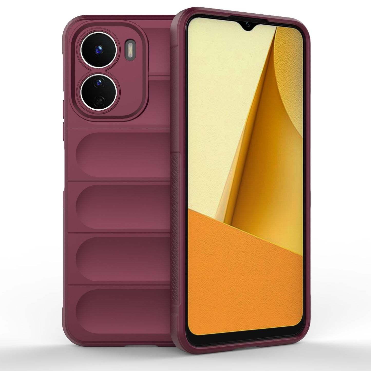 vivo Y16 4G Global Magic Shield Phone Case – Durable TPU + Flannel, Stylish Protection, Brightly Coloured, Wear-Resistant-buycases.co.uk