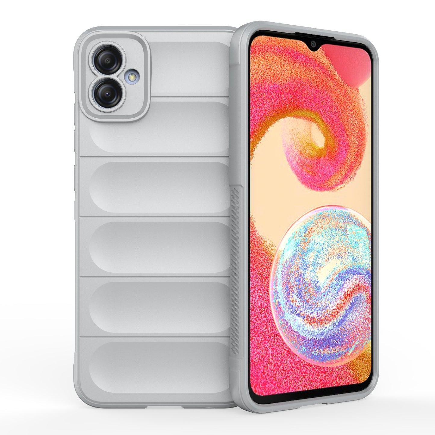 Samsung Galaxy A04e 4G Magic Shield Phone Case – Durable TPU + Flannel, Stylish Protection, Brightly Coloured, Wear-Resistant-buycases.co.uk