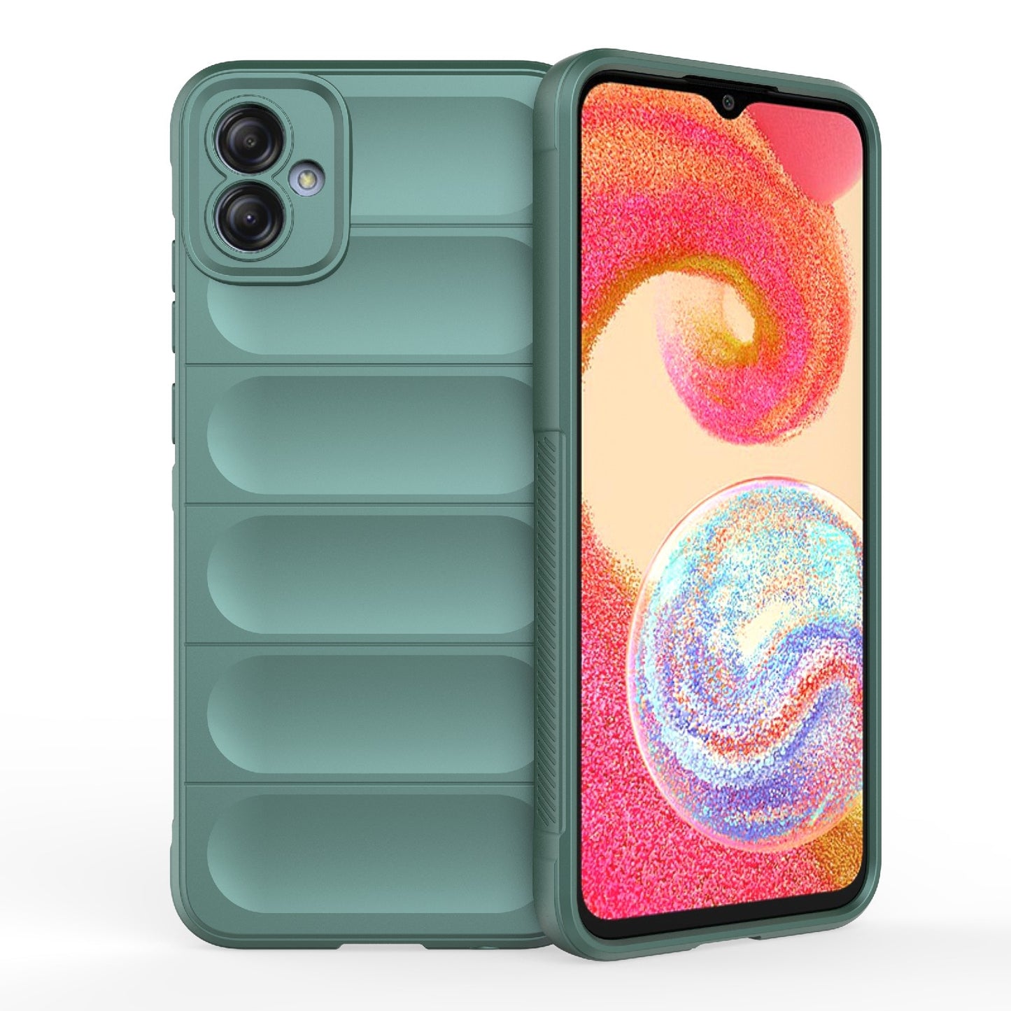 Samsung Galaxy A04e 4G Magic Shield Phone Case – Durable TPU + Flannel, Stylish Protection, Brightly Coloured, Wear-Resistant-buycases.co.uk