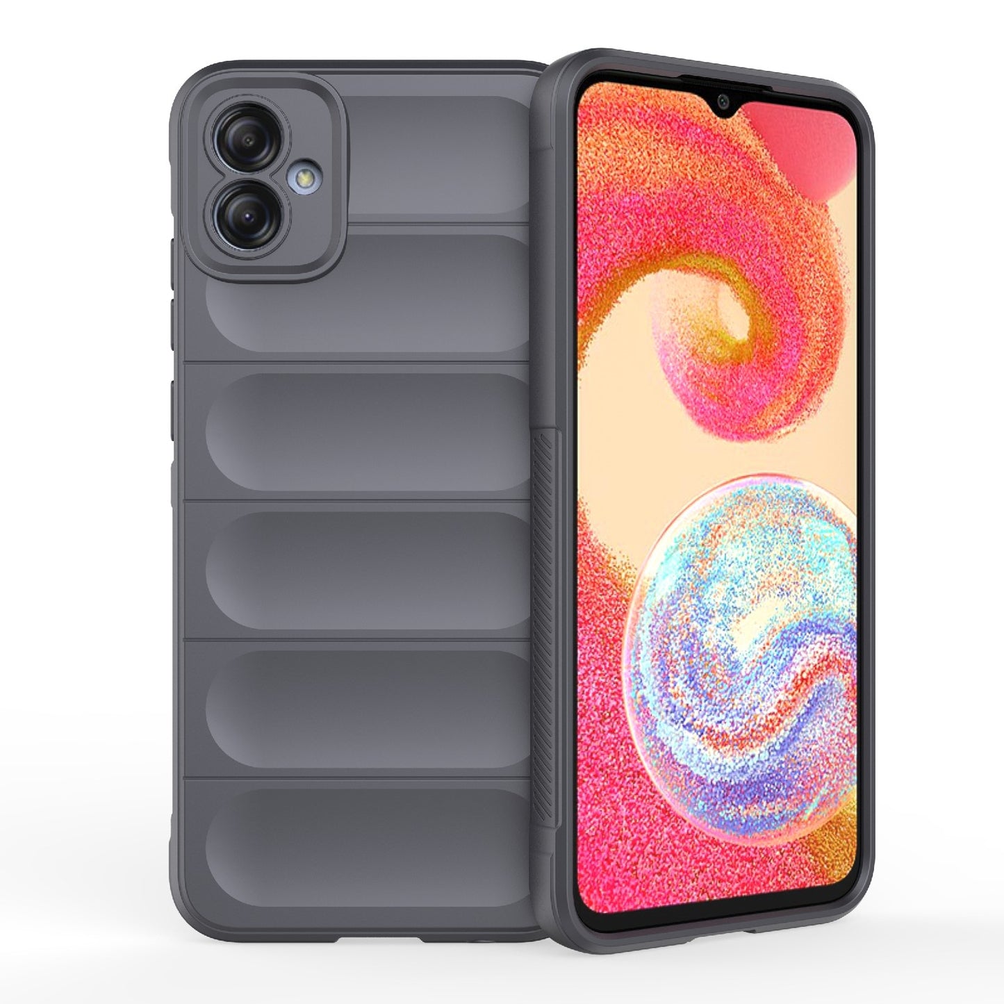 Samsung Galaxy A04e 4G Magic Shield Phone Case – Durable TPU + Flannel, Stylish Protection, Brightly Coloured, Wear-Resistant-buycases.co.uk