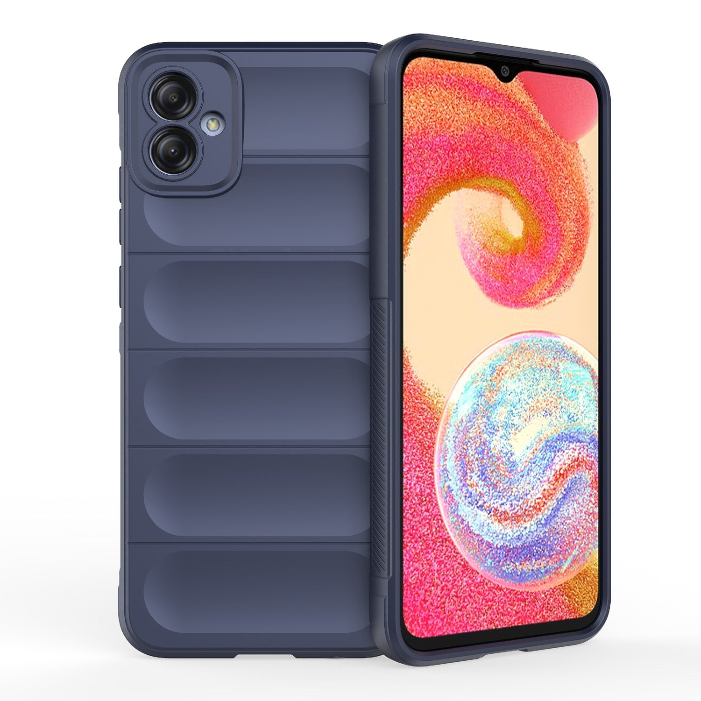 Samsung Galaxy A04e 4G Magic Shield Phone Case – Durable TPU + Flannel, Stylish Protection, Brightly Coloured, Wear-Resistant-buycases.co.uk
