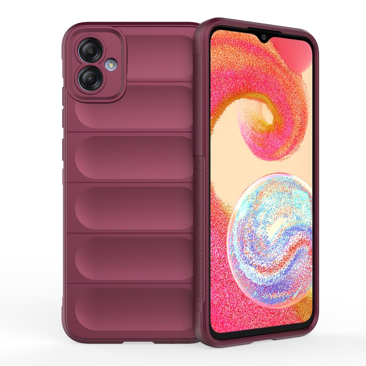 Samsung Galaxy A04e 4G Magic Shield Phone Case – Durable TPU + Flannel, Stylish Protection, Brightly Coloured, Wear-Resistant-buycases.co.uk