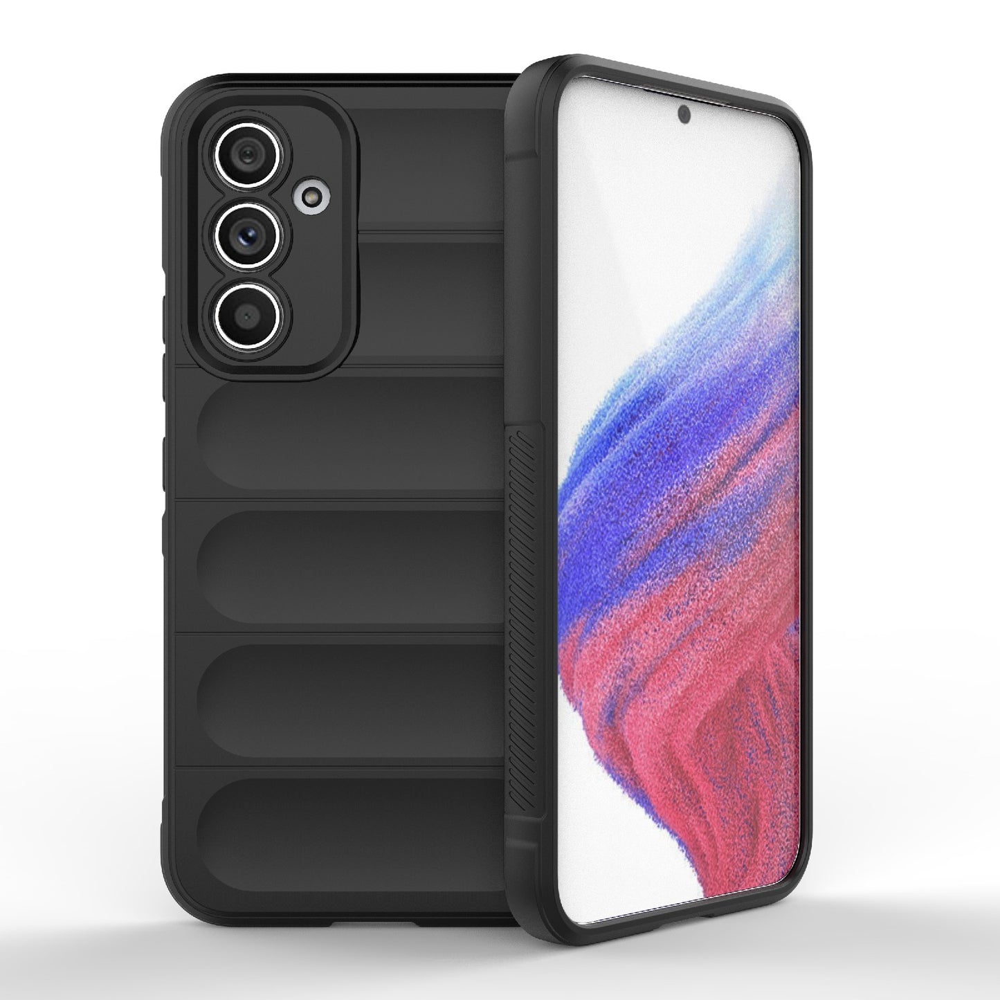 Samsung Galaxy A54 5G Magic Shield Phone Case – Durable TPU + Flannel, Stylish Protection, Brightly Coloured, Wear-Resistant-buycases.co.uk