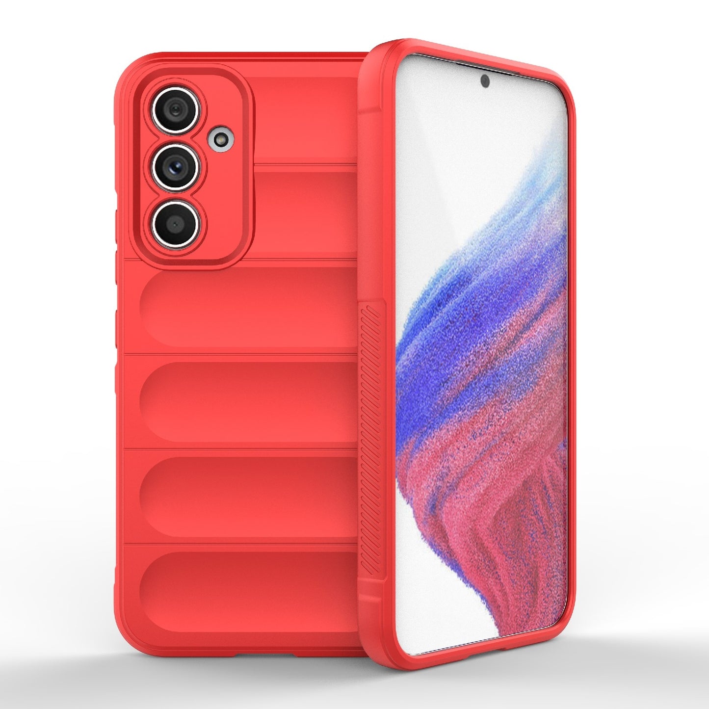Samsung Galaxy A54 5G Magic Shield Phone Case – Durable TPU + Flannel, Stylish Protection, Brightly Coloured, Wear-Resistant-buycases.co.uk