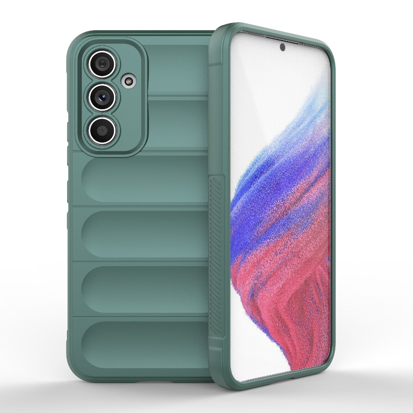 Samsung Galaxy A54 5G Magic Shield Phone Case – Durable TPU + Flannel, Stylish Protection, Brightly Coloured, Wear-Resistant-buycases.co.uk