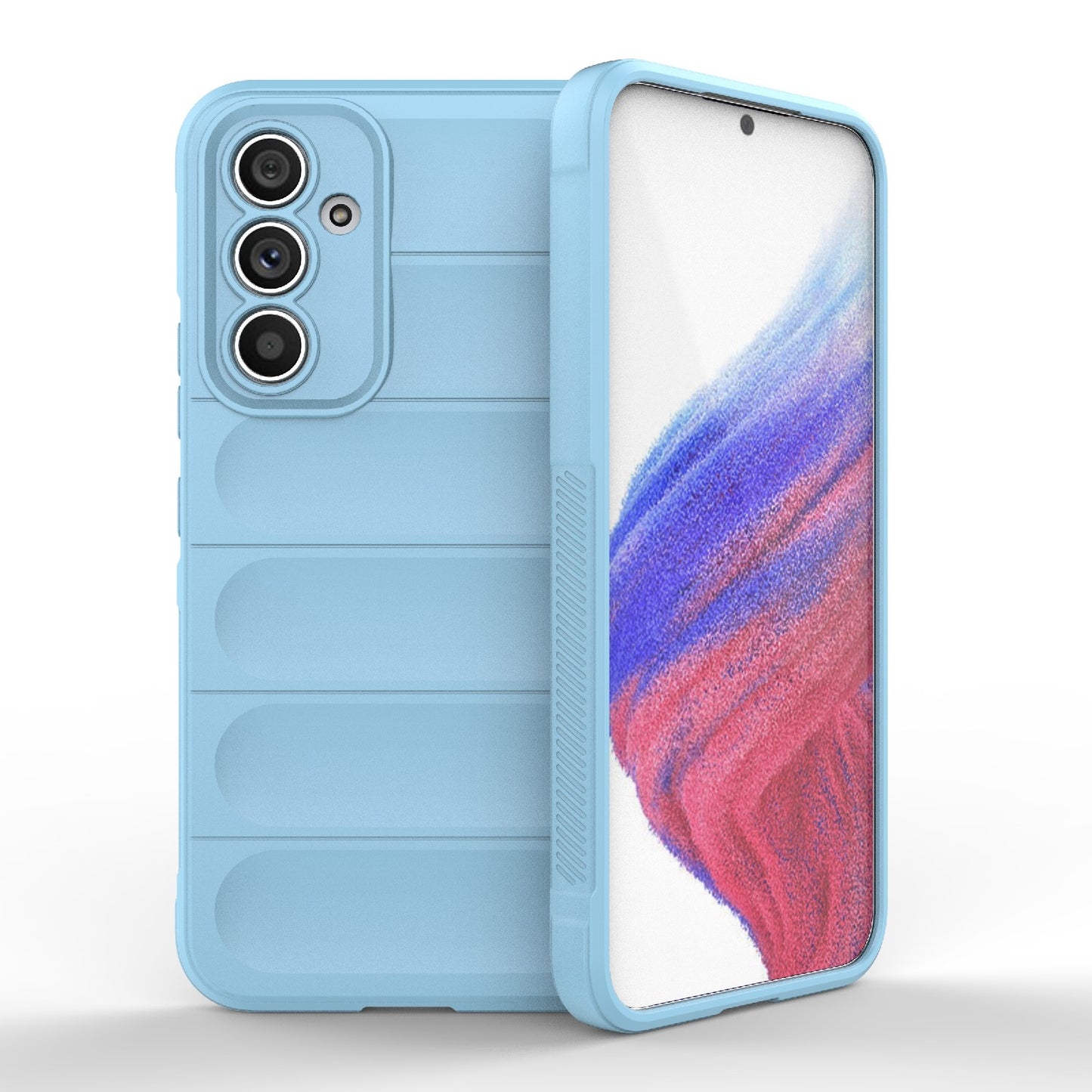 Samsung Galaxy A54 5G Magic Shield Phone Case – Durable TPU + Flannel, Stylish Protection, Brightly Coloured, Wear-Resistant-buycases.co.uk