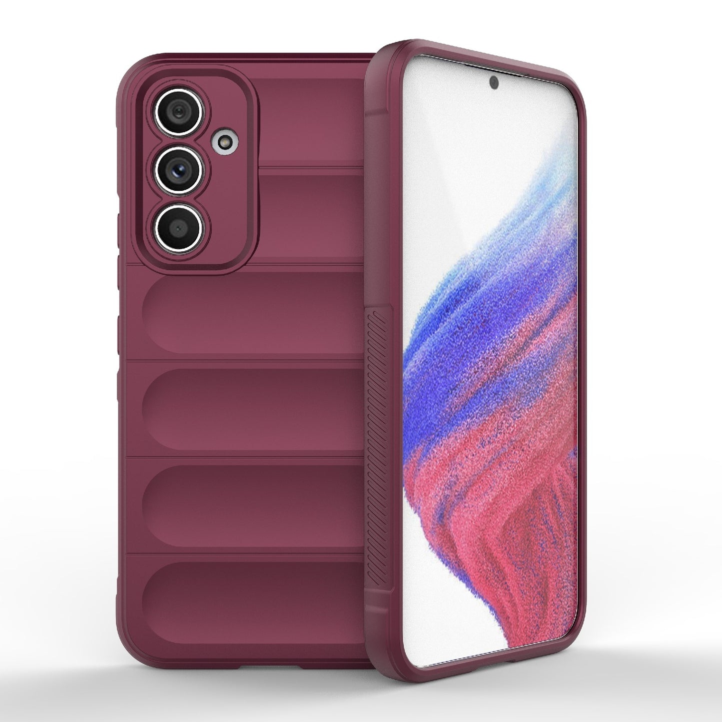 Samsung Galaxy A54 5G Magic Shield Phone Case – Durable TPU + Flannel, Stylish Protection, Brightly Coloured, Wear-Resistant-buycases.co.uk