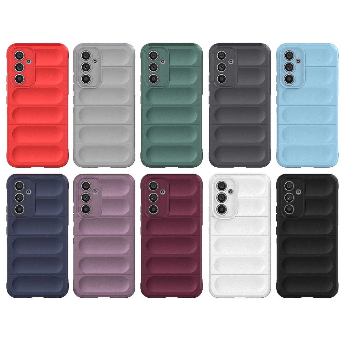Samsung Galaxy A54 5G Magic Shield Phone Case – Durable TPU + Flannel, Stylish Protection, Brightly Coloured, Wear-Resistant-buycases.co.uk